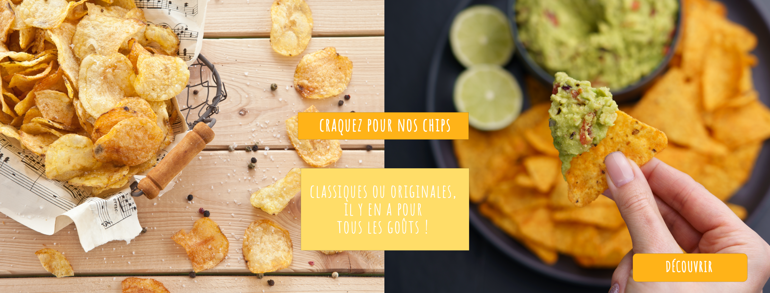 Notre sélection de chips 